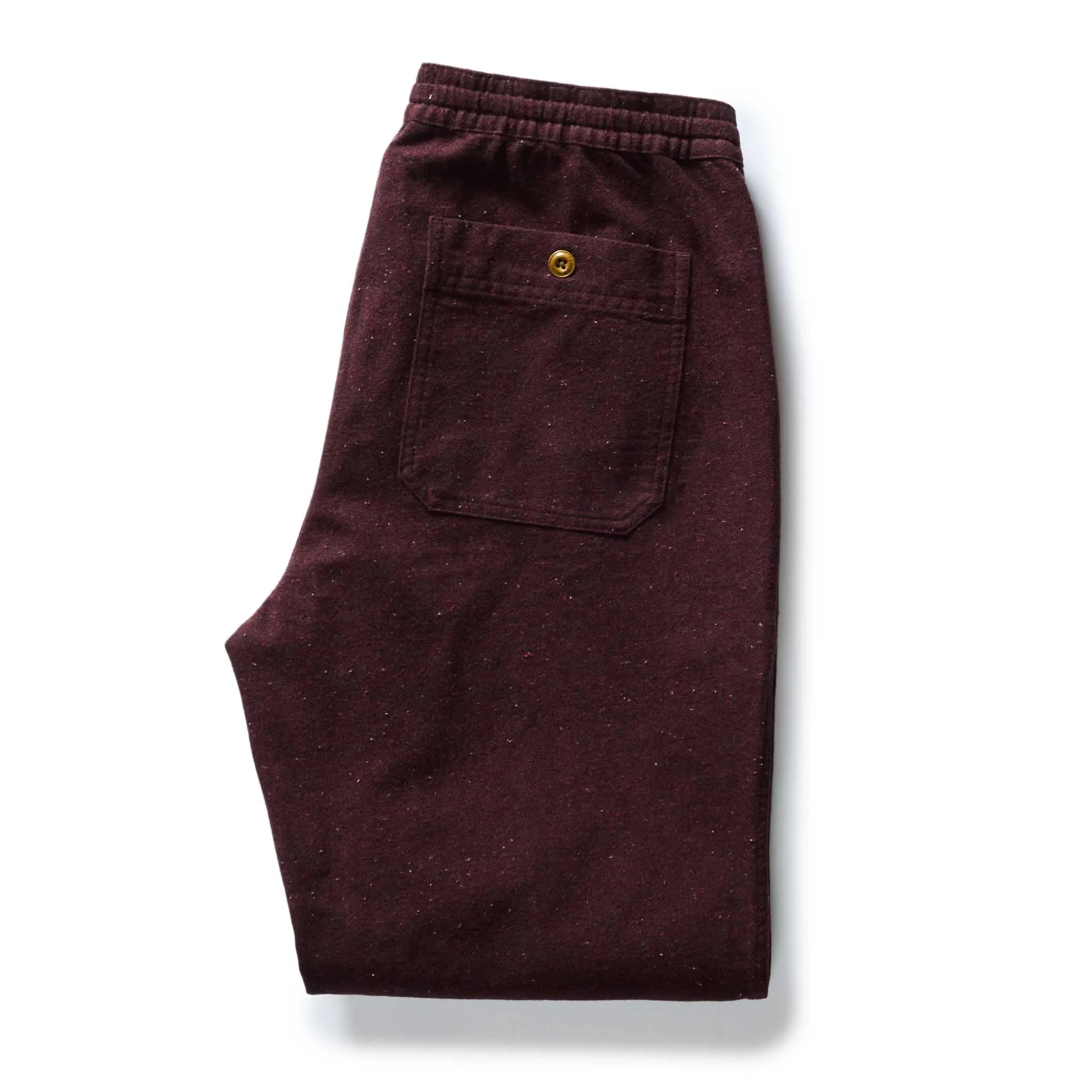 The Breakwater Pant in Nutmeg Donegal