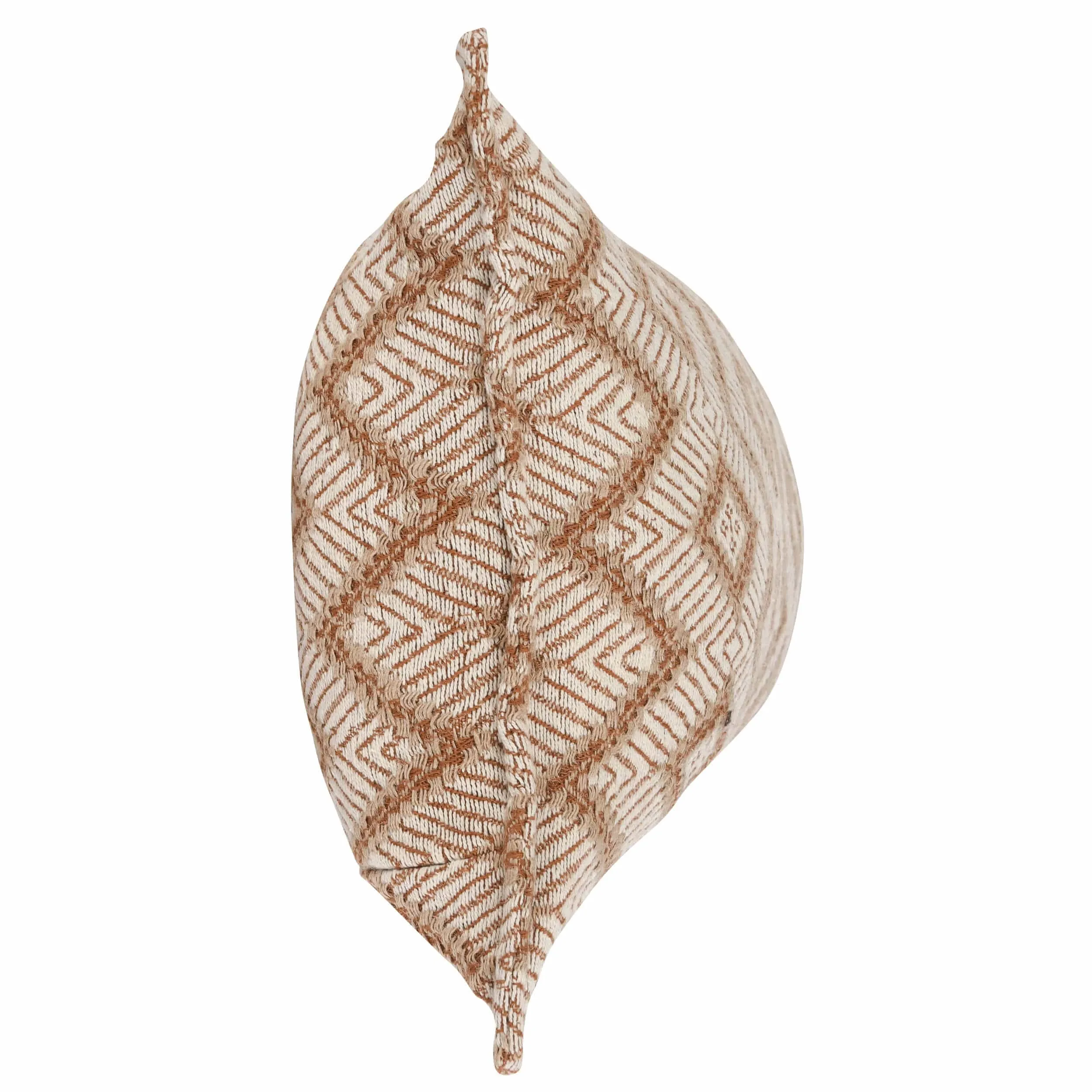 Volt Bolster Pillow, Terracotta/Ivory