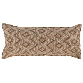 Volt Bolster Pillow, Terracotta/Ivory