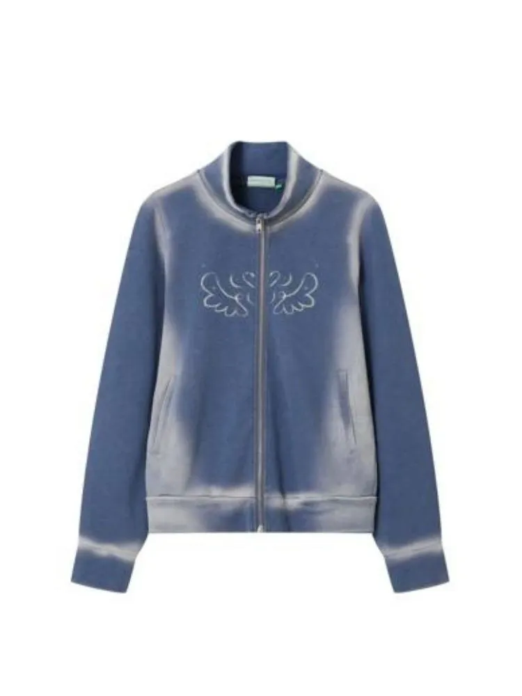 Washed color casual sweatshirt【s0000003388】