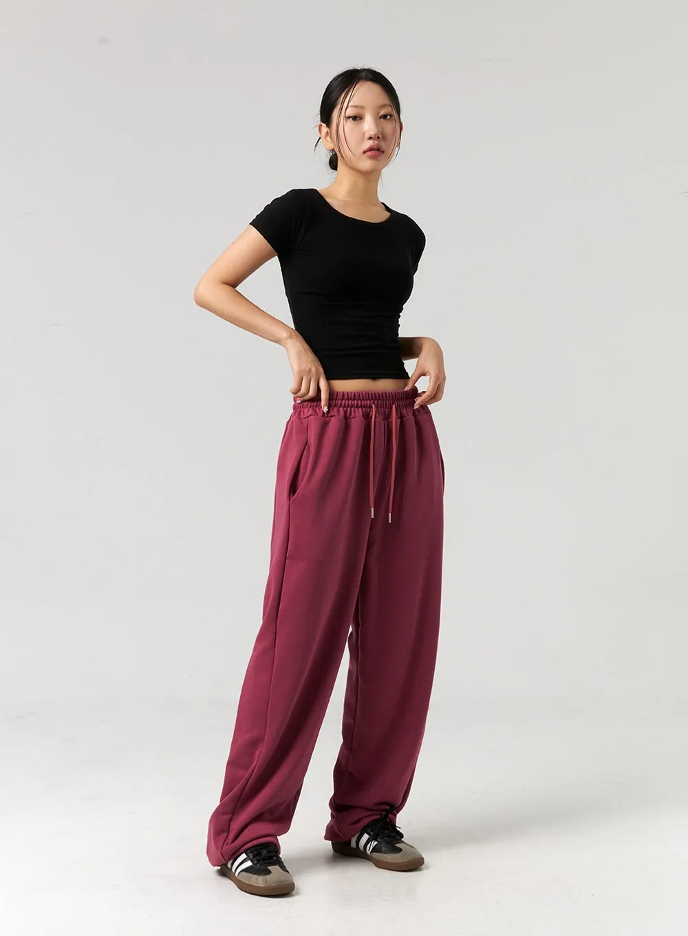 Wide Color Track Pants CL326
