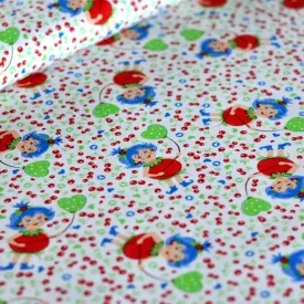 Woven Cotton - Coralie Cherry