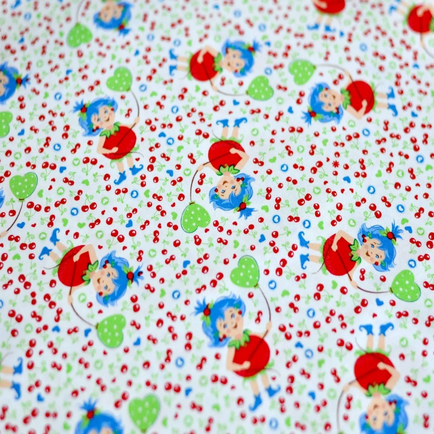 Woven Cotton - Coralie Cherry