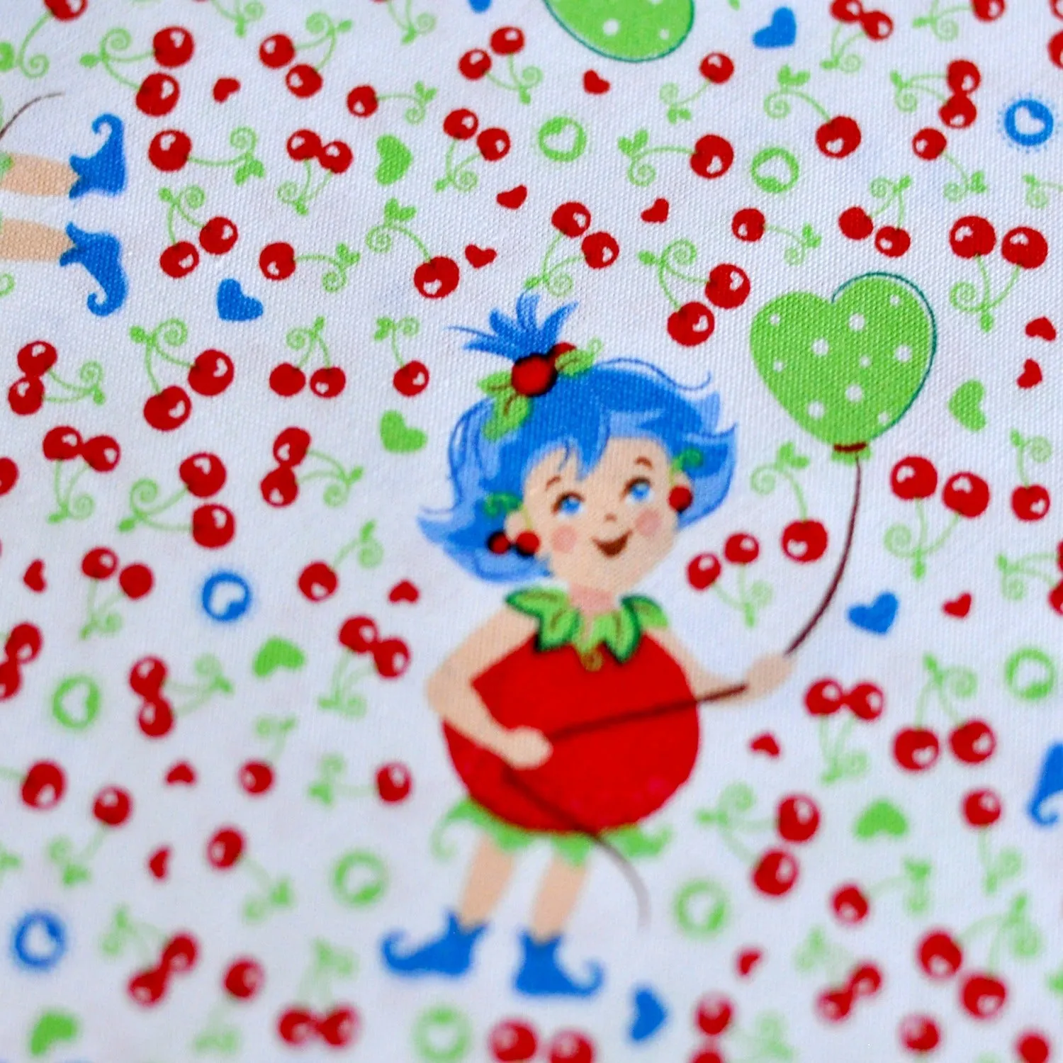 Woven Cotton - Coralie Cherry